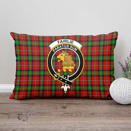 ScotsTee Shop Scottish Fairlie Modern Clan Crest Tartan Pillow/ Pillow Cover Tartan Accessories for Home