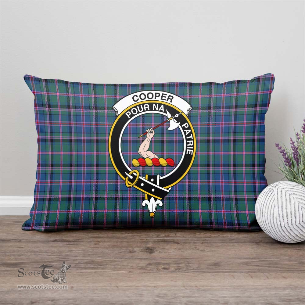 ScotsTee Shop Scottish Cooper Clan Crest Tartan Pillow/ Pillow Cover Tartan Accessories for Home