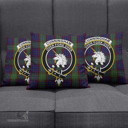 ScotsTee Shop Scottish Cunningham Hunting Clan Crest Tartan Pillow/ Pillow Cover Tartan Accessories for Home