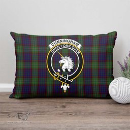 ScotsTee Shop Scottish Cunningham Hunting Clan Crest Tartan Pillow/ Pillow Cover Tartan Accessories for Home