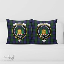 ScotsTee Shop Scottish Dundas Clan Crest Tartan Pillow/ Pillow Cover Tartan Accessories for Home