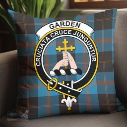 ScotsTee Shop Scottish Garden Clan Crest Tartan Pillow/ Pillow Cover Tartan Accessories for Home