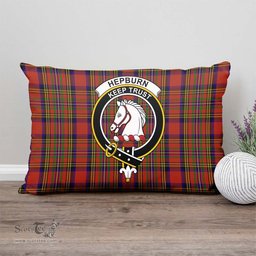 ScotsTee Shop Scottish Hepburn Clan Crest Tartan Pillow/ Pillow Cover Tartan Accessories for Home