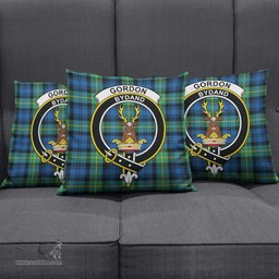 ScotsTee Shop Scottish Gordon Ancient Clan Crest Tartan Pillow/ Pillow Cover Tartan Accessories for Home