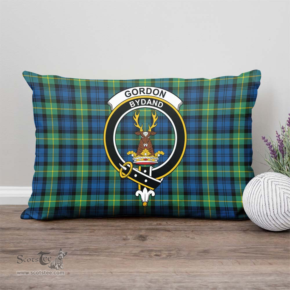 ScotsTee Shop Scottish Gordon Ancient Clan Crest Tartan Pillow/ Pillow Cover Tartan Accessories for Home