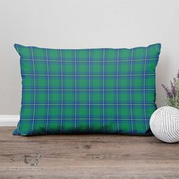ScotsTee Shop Scottish Irvine Ancient Clan Tartan Pillow/ Pillow Cover Tartan Accessories for Home