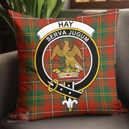 ScotsTee Shop Scottish Hay Ancient Clan Crest Tartan Pillow/ Pillow Cover Tartan Accessories for Home