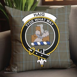 ScotsTee Shop Scottish Haig Clan Crest Tartan Pillow/ Pillow Cover Tartan Accessories for Home