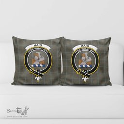 ScotsTee Shop Scottish Haig Clan Crest Tartan Pillow/ Pillow Cover Tartan Accessories for Home