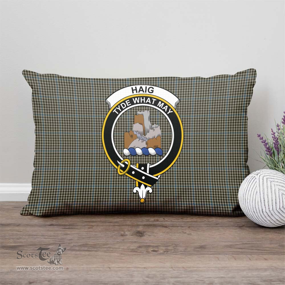 ScotsTee Shop Scottish Haig Clan Crest Tartan Pillow/ Pillow Cover Tartan Accessories for Home