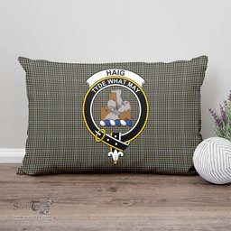 ScotsTee Shop Scottish Haig Clan Crest Tartan Pillow/ Pillow Cover Tartan Accessories for Home