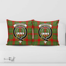 ScotsTee Shop Scottish Grierson Clan Crest Tartan Pillow/ Pillow Cover Tartan Accessories for Home