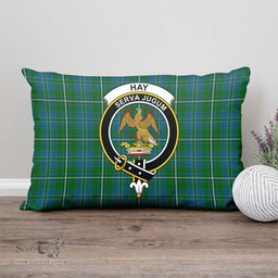 ScotsTee Shop Scottish Hay Hunting Clan Crest Tartan Pillow/ Pillow Cover Tartan Accessories for Home