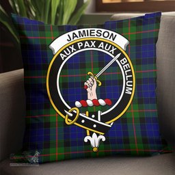 ScotsTee Shop Scottish Jamieson Clan Crest Tartan Pillow/ Pillow Cover Tartan Accessories for Home