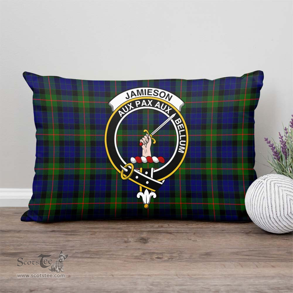 ScotsTee Shop Scottish Jamieson Clan Crest Tartan Pillow/ Pillow Cover Tartan Accessories for Home