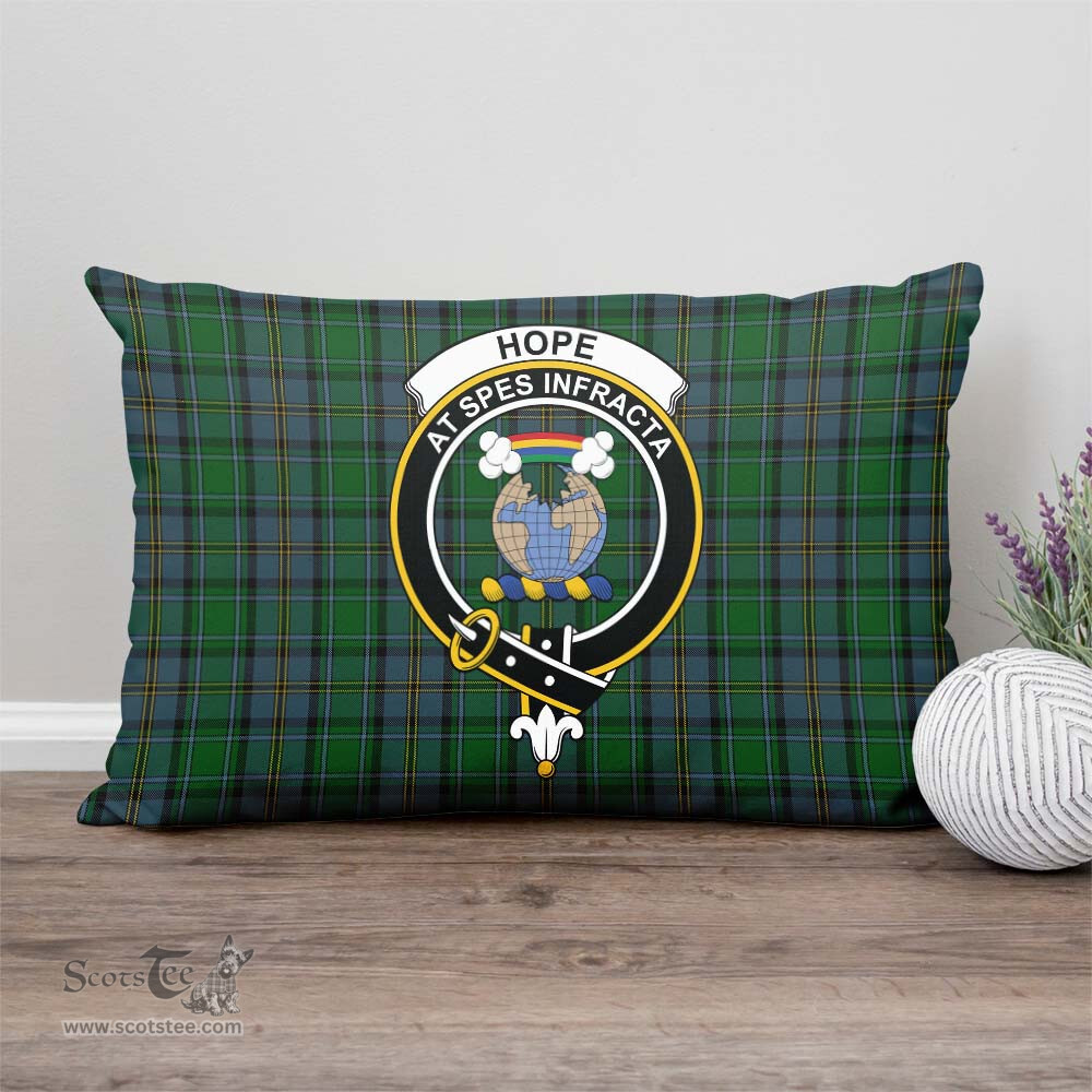 ScotsTee Shop Scottish Hope Vere Clan Crest Tartan Pillow/ Pillow Cover Tartan Accessories for Home