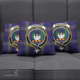 ScotsTee Shop Scottish Kinnaird Clan Crest Tartan Pillow/ Pillow Cover Tartan Accessories for Home