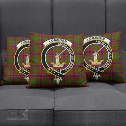 ScotsTee Shop Scottish Lumsden Clan Crest Tartan Pillow/ Pillow Cover Tartan Accessories for Home
