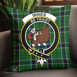 ScotsTee Shop Scottish Innes Hunting Clan Crest Tartan Pillow/ Pillow Cover Tartan Accessories for Home