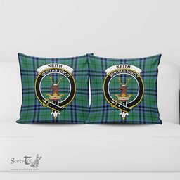 ScotsTee Shop Scottish Keith Ancient Clan Crest Tartan Pillow/ Pillow Cover Tartan Accessories for Home
