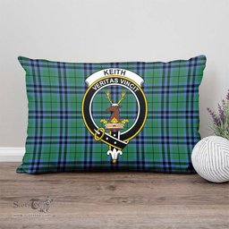 ScotsTee Shop Scottish Keith Ancient Clan Crest Tartan Pillow/ Pillow Cover Tartan Accessories for Home