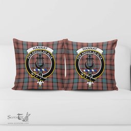 ScotsTee Shop Scottish Hannay Dress Clan Crest Tartan Pillow/ Pillow Cover Tartan Accessories for Home