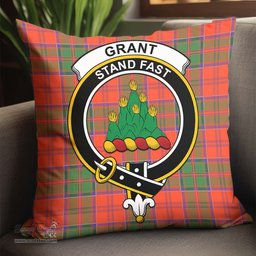 ScotsTee Shop Scottish Grant Ancient Clan Crest Tartan Pillow/ Pillow Cover Tartan Accessories for Home