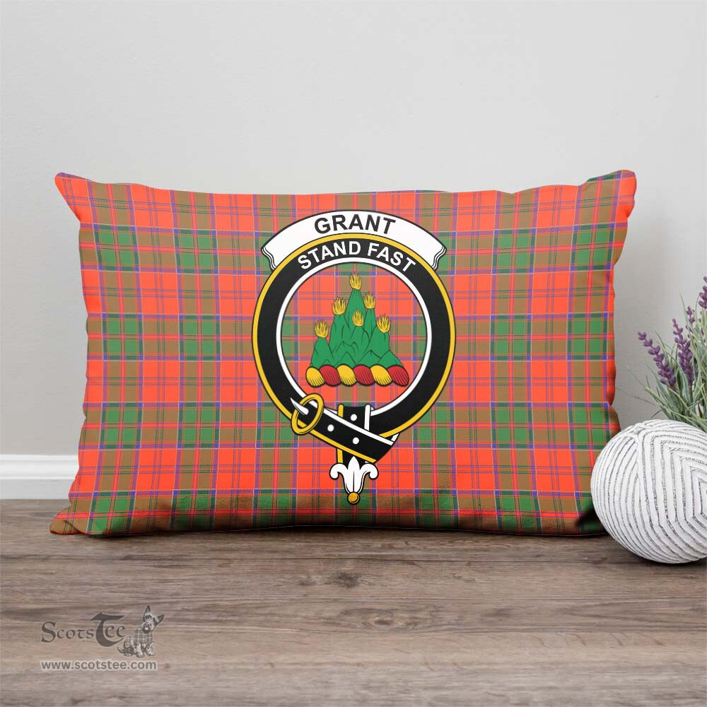 ScotsTee Shop Scottish Grant Ancient Clan Crest Tartan Pillow/ Pillow Cover Tartan Accessories for Home