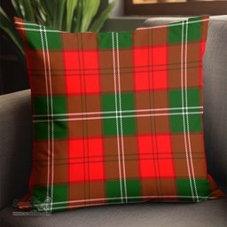 ScotsTee Shop Scottish Gartshore Clan Tartan Pillow/ Pillow Cover Tartan Accessories for Home