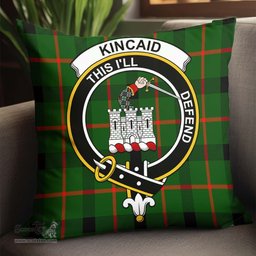 ScotsTee Shop Scottish Kincaid Modern Clan Crest Tartan Pillow/ Pillow Cover Tartan Accessories for Home
