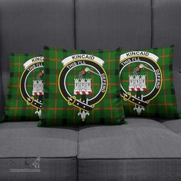 ScotsTee Shop Scottish Kincaid Modern Clan Crest Tartan Pillow/ Pillow Cover Tartan Accessories for Home