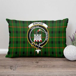 ScotsTee Shop Scottish Kincaid Modern Clan Crest Tartan Pillow/ Pillow Cover Tartan Accessories for Home