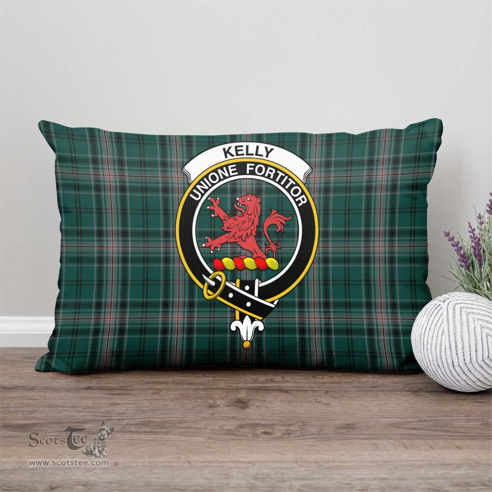 ScotsTee Shop Scottish Kelly of Sleat Hunting Clan Crest Tartan Pillow/ Pillow Cover Tartan Accessories for Home