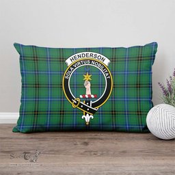 ScotsTee Shop Scottish Henderson Ancient Clan Crest Tartan Pillow/ Pillow Cover Tartan Accessories for Home