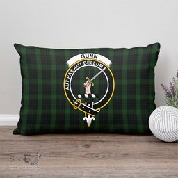ScotsTee Shop Scottish Gunn Logan Clan Crest Tartan Pillow/ Pillow Cover Tartan Accessories for Home