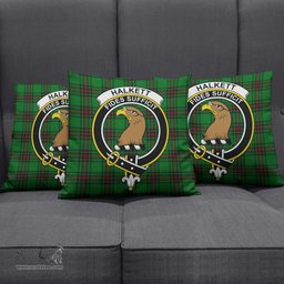 ScotsTee Shop Scottish Halkett Clan Crest Tartan Pillow/ Pillow Cover Tartan Accessories for Home