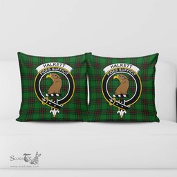ScotsTee Shop Scottish Halkett Clan Crest Tartan Pillow/ Pillow Cover Tartan Accessories for Home