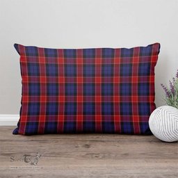 ScotsTee Shop Scottish Graham of Menteith Red Clan Tartan Pillow/ Pillow Cover Tartan Accessories for Home