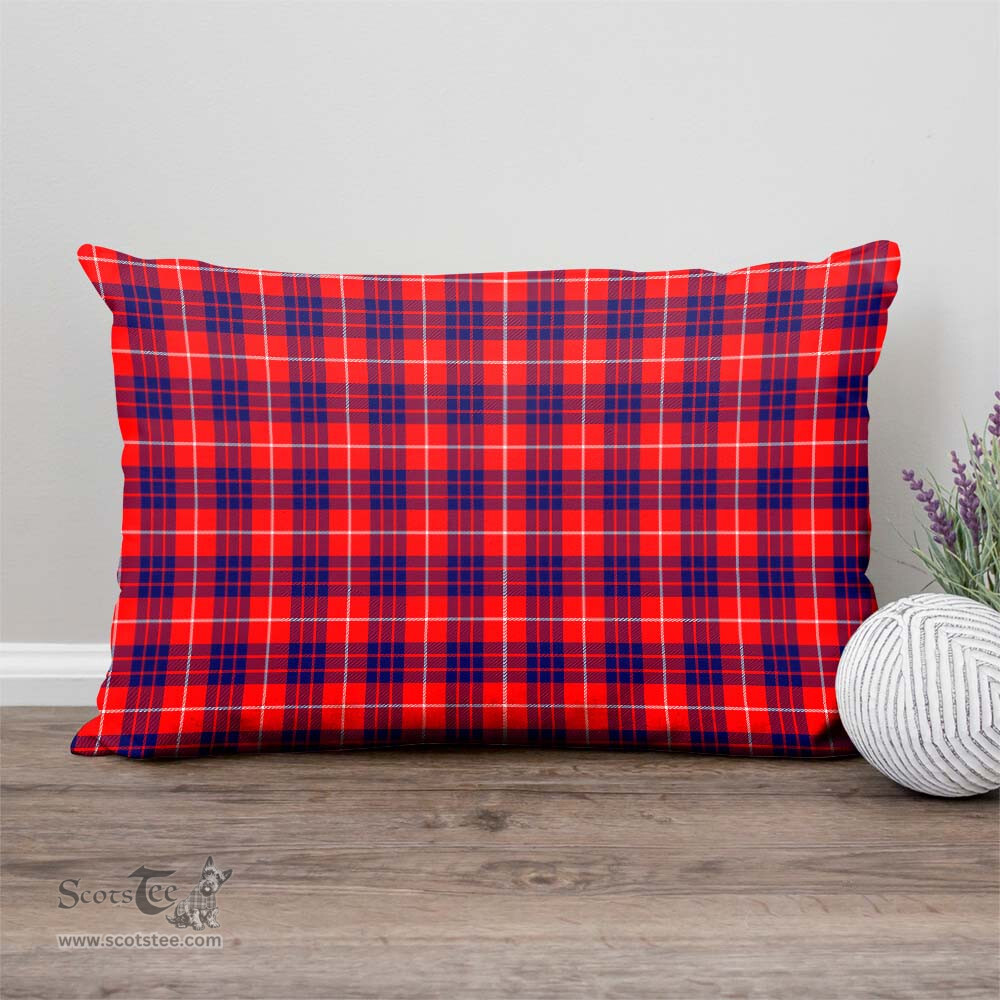 ScotsTee Shop Scottish Hamilton Modern Clan Tartan Pillow/ Pillow Cover Tartan Accessories for Home