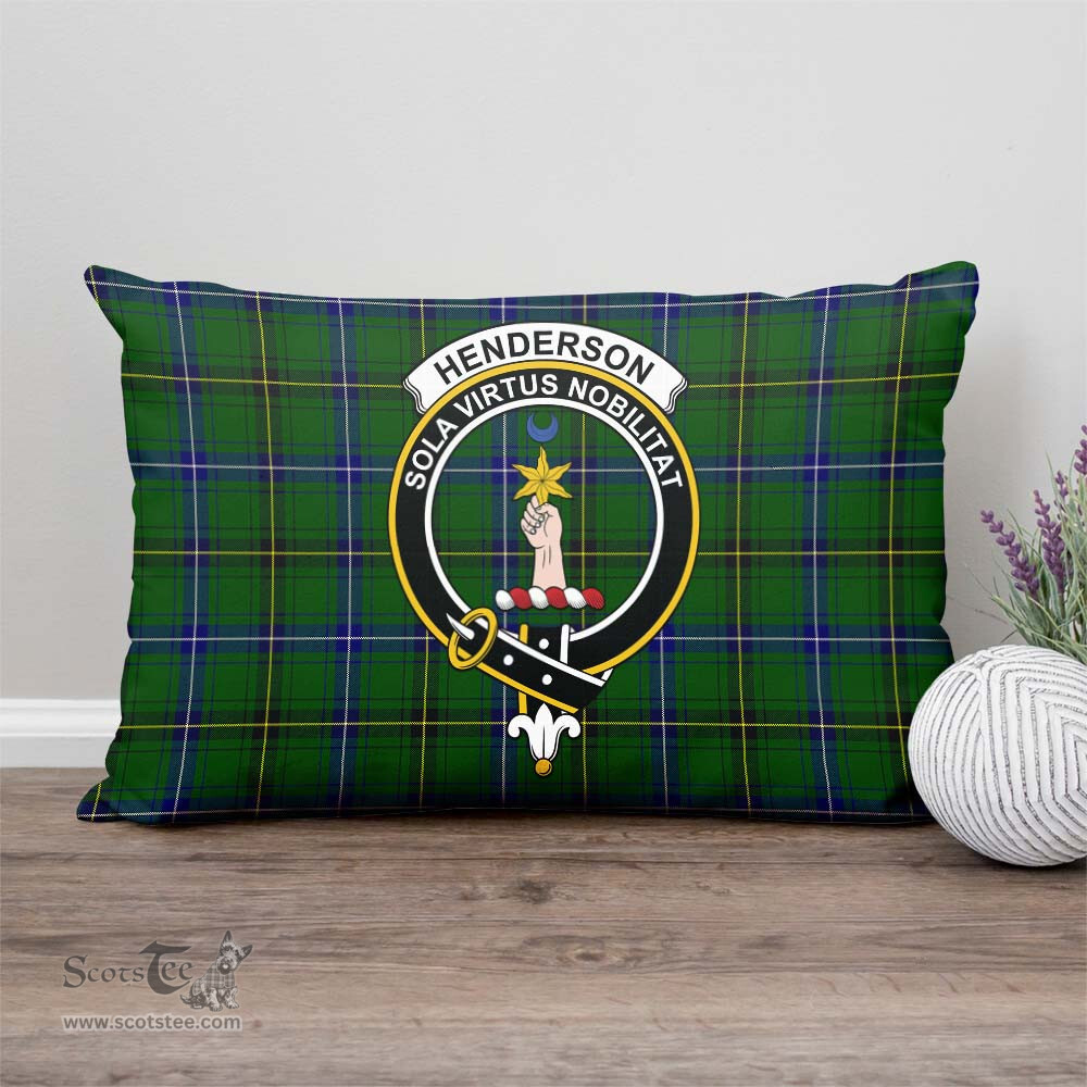 ScotsTee Shop Scottish Henderson Modern Clan Crest Tartan Pillow/ Pillow Cover Tartan Accessories for Home