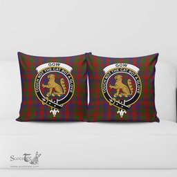 ScotsTee Shop Scottish Gow Clan Crest Tartan Pillow/ Pillow Cover Tartan Accessories for Home