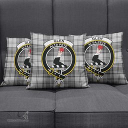 ScotsTee Shop Scottish Glen Clan Crest Tartan Pillow/ Pillow Cover Tartan Accessories for Home