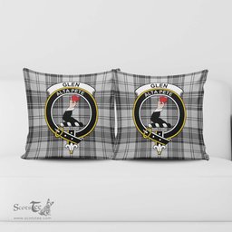 ScotsTee Shop Scottish Glen Clan Crest Tartan Pillow/ Pillow Cover Tartan Accessories for Home