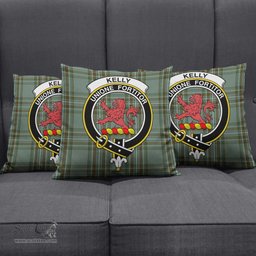 ScotsTee Shop Scottish Kelly Dress Clan Crest Tartan Pillow/ Pillow Cover Tartan Accessories for Home