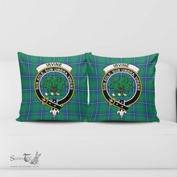 ScotsTee Shop Scottish Irvine Ancient Clan Crest Tartan Pillow/ Pillow Cover Tartan Accessories for Home