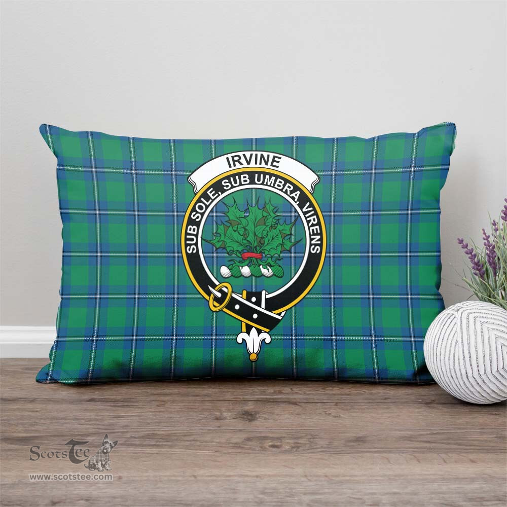ScotsTee Shop Scottish Irvine Ancient Clan Crest Tartan Pillow/ Pillow Cover Tartan Accessories for Home