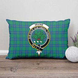 ScotsTee Shop Scottish Irvine Ancient Clan Crest Tartan Pillow/ Pillow Cover Tartan Accessories for Home