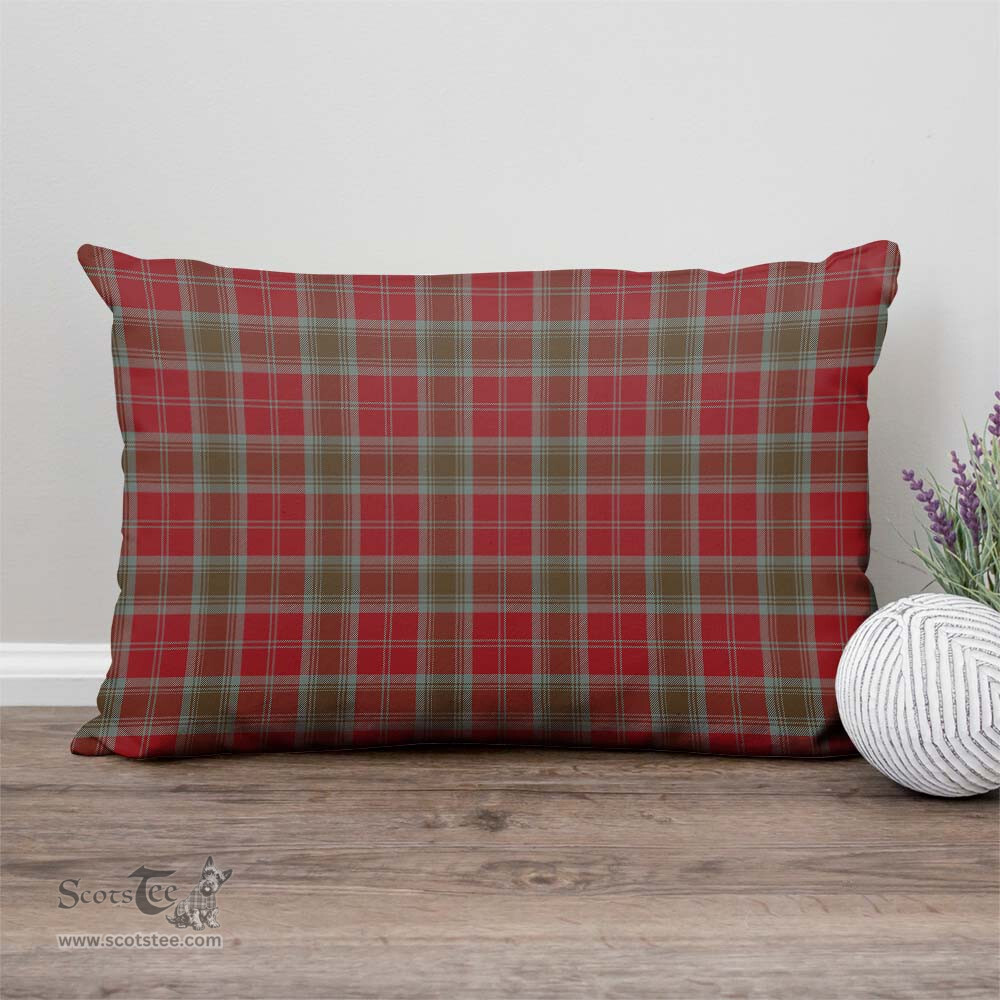 ScotsTee Shop Scottish Lindsay Weathered Clan Tartan Pillow/ Pillow Cover Tartan Accessories for Home