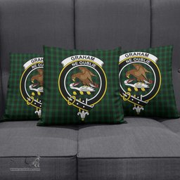 ScotsTee Shop Scottish Graham Clan Crest Tartan Pillow/ Pillow Cover Tartan Accessories for Home