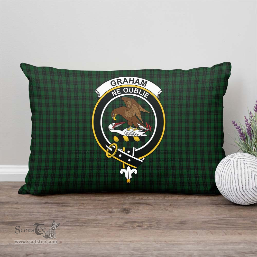 ScotsTee Shop Scottish Graham Clan Crest Tartan Pillow/ Pillow Cover Tartan Accessories for Home